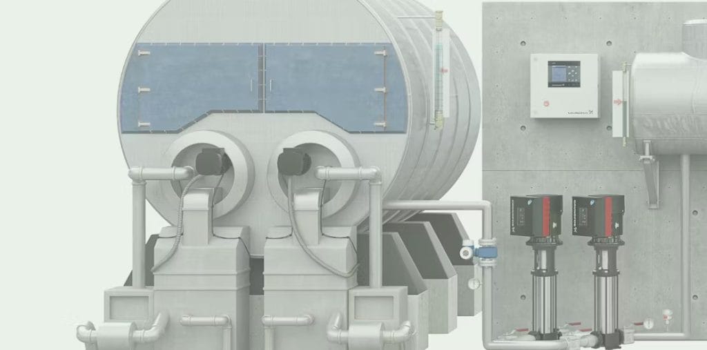 Pompa Grundfos Industri Untuk Ruang Instalasi Terbatas