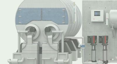 Pompa Grundfos Industri Untuk Ruang Instalasi Terbatas